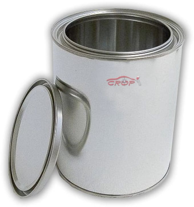 Leeg Verfblik 1 liter + Deksel - Blank
