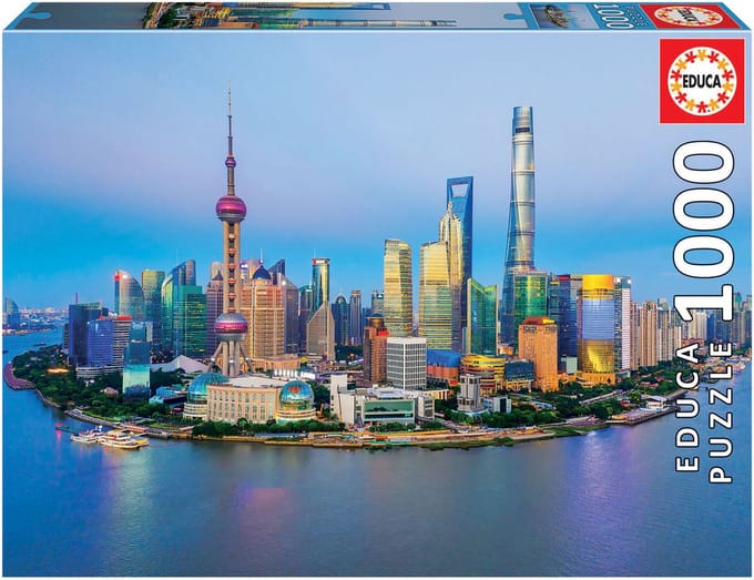 EDUCA - puzzel - 1000 stuks - SHANGAI