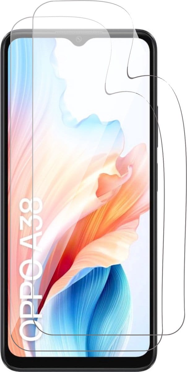 Screenprotector geschikt voor Oppo A38 - 2x FlexGuard Screen Protector