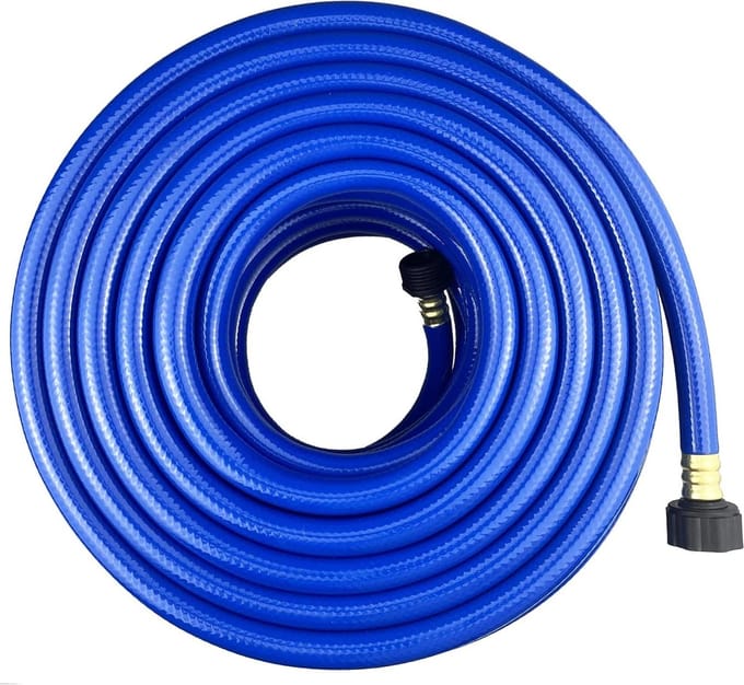 PVC Tuinslang - Flexibele Waterslang - Gazon Water Geven - Lekvrije Koppelingen - 30 Meter - Blauw