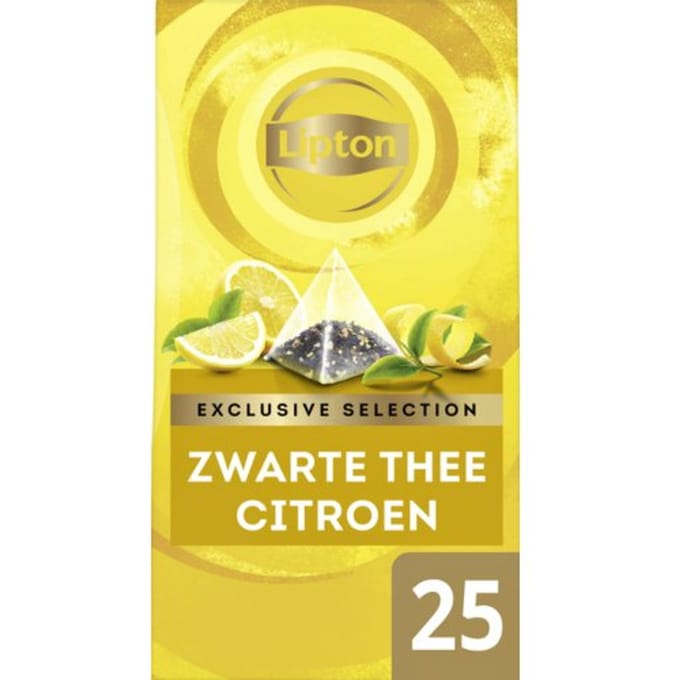 Lipton - Exclusive selection thee citroen - 25 Pyramide zakjes