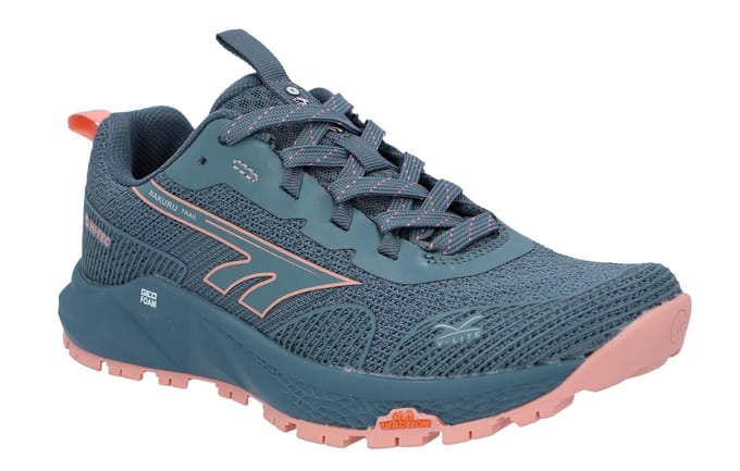 Hi-Tec Geo Nakuru Polyester Dames Wandelschoenen Flintstone/Koraal