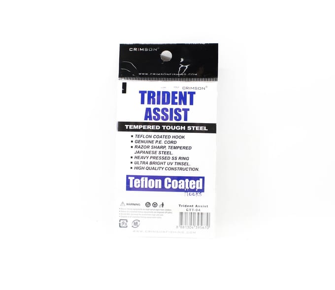 Crimson CTT-04 Trident Assist Haken Maat 4/0 (5670) black
