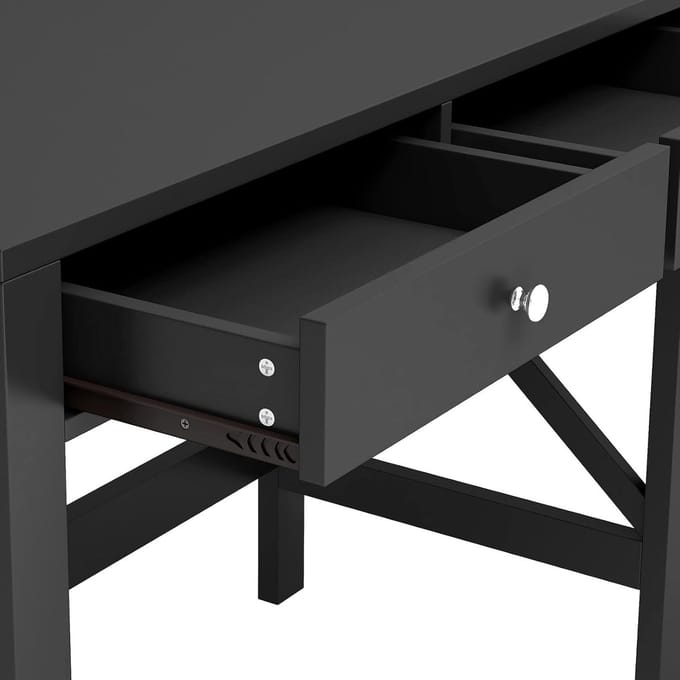 Modern Zwart Bureau Schrijven met Laden voor Thuiswerken