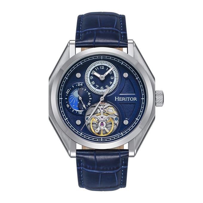 Heritor Automatic Antoni Horloge met Leren Band