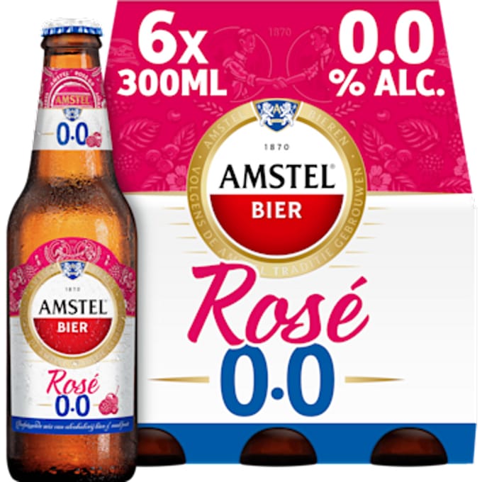 Amstel Bier Rosé - 6 x 300 ml