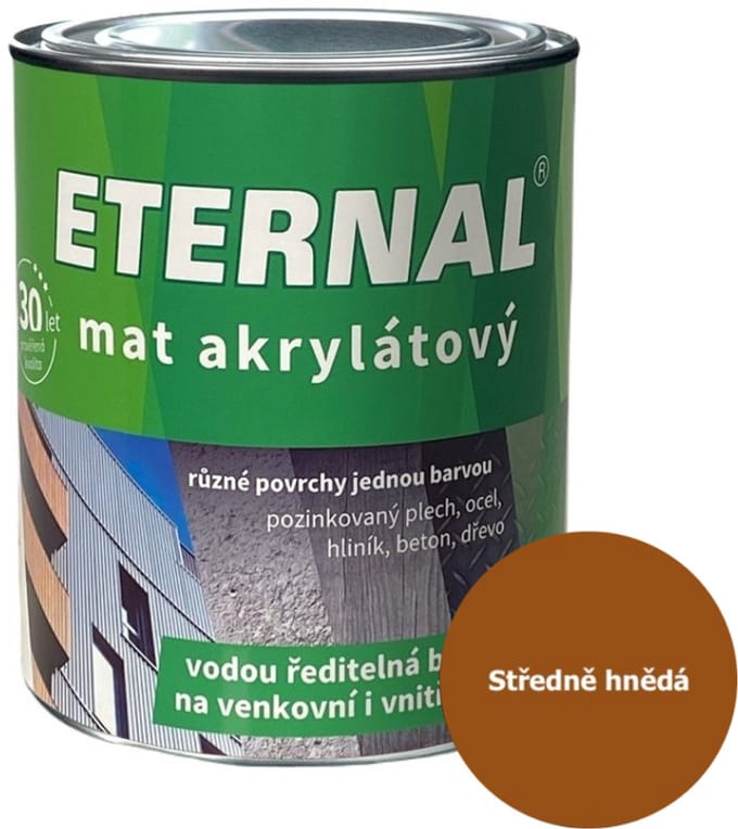 Eternal MAT Acryl 0,7 kg, 021 Middelbruin