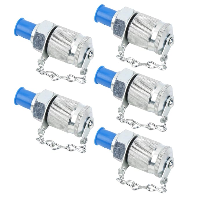 5 Pièces Adaptateur de Test Hydraulique Raccord de Test de Filetage Connecteurs Mesure de Pression PTPPTM10 x 1.25