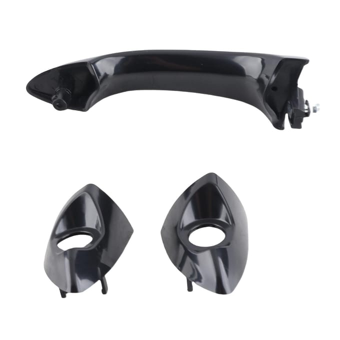 Poignée de Porte Extérieure Côté Droit 51218257738 Remplacement Adapté pour X5 E53 1999‑2006 RHD black