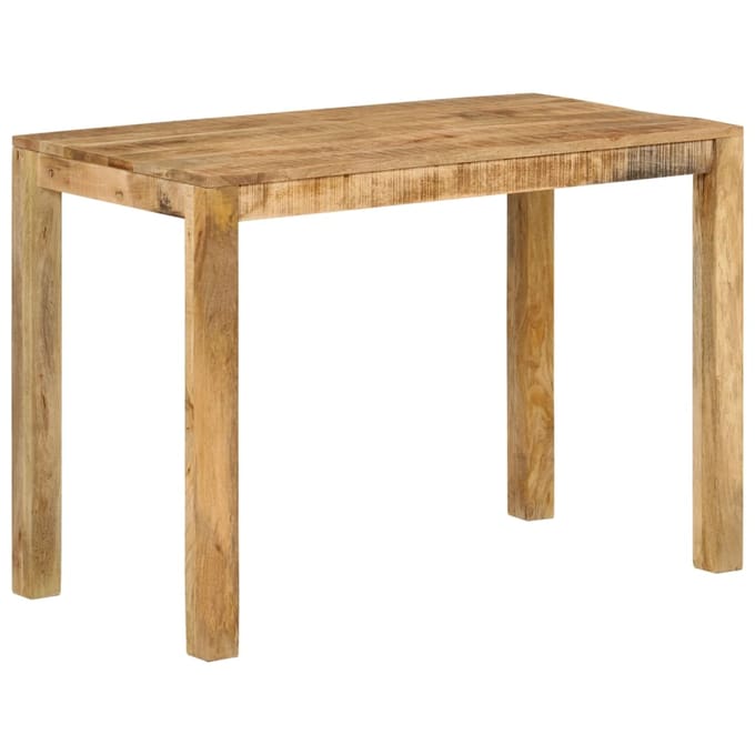 vidaXL - Eettafel - 110x55x76 - cm - massief - mangohout