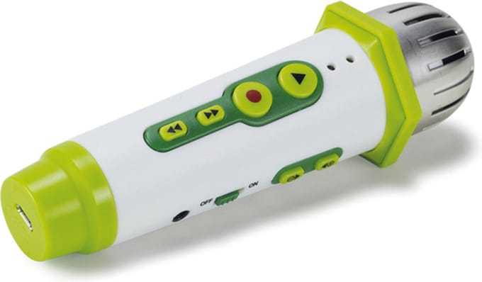 Microfoon met spraakopname