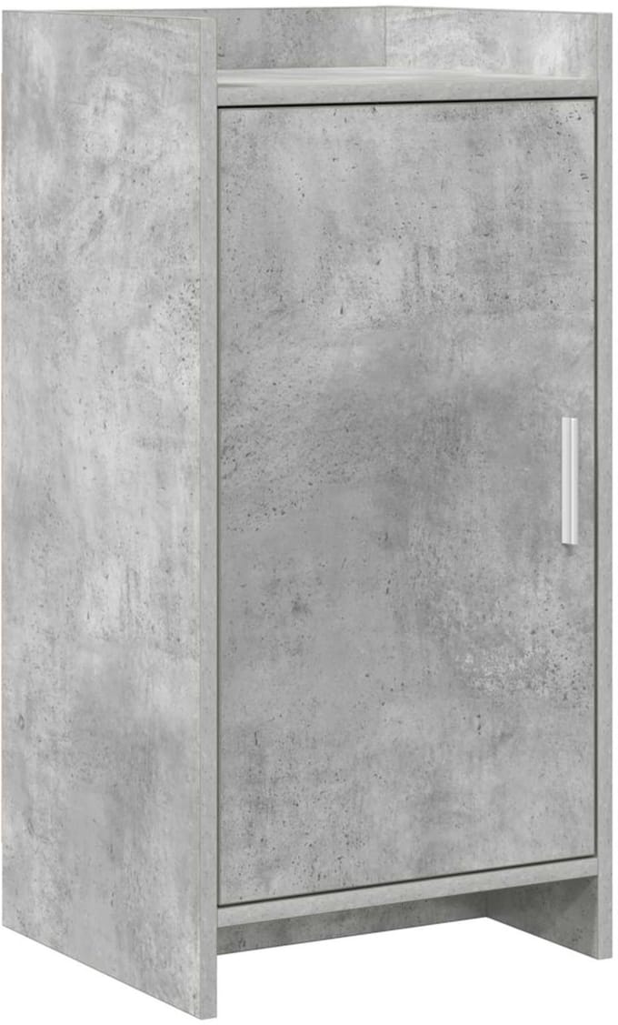 vidaXL - Dressoir - Betongrijs - 40 - x - 36 - x - 80 - cm - Bewerkt - hout