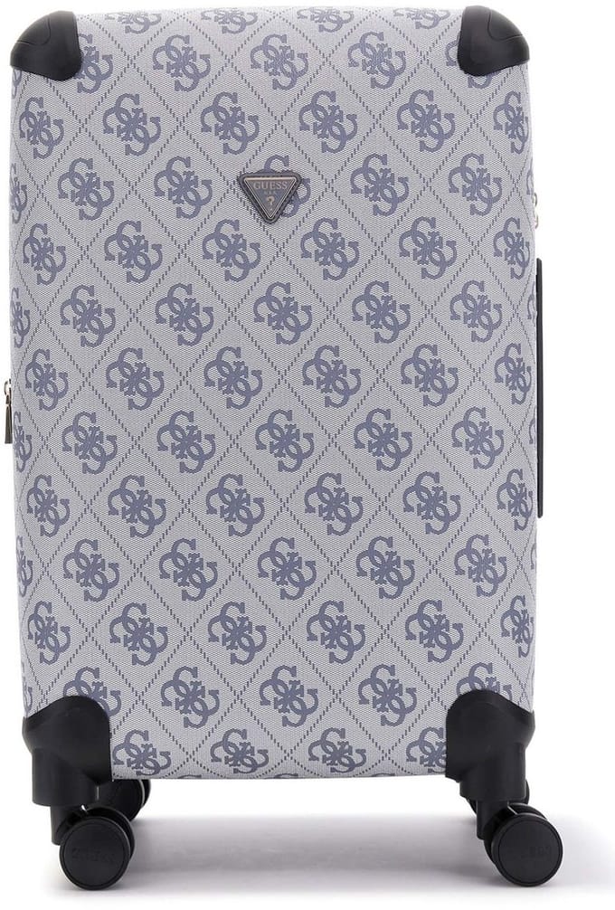 GUESS trolley 22 In 8-Wheeler Slate Logo blauwgrijs 64cm