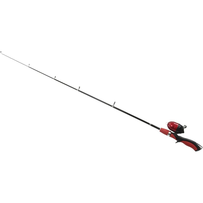Kinderhengel Molen en Aas Harsstructuur met Opbergtas Kinderen Vissen Complete Kit voor Buiten Beginner Rood rood