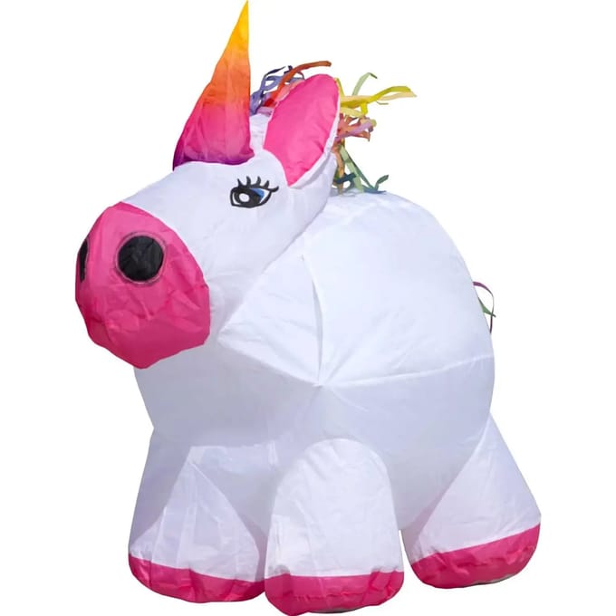 Windzak HQ Bouncing Buddy Unicorn 126349 Wit 100 x 57 cm