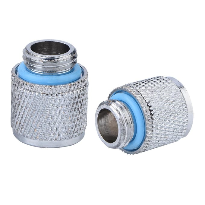 2 STUKS G14 2 Punten Zachte Buis Compressie Fitting Waterkoeling voor Computer Waterkoelingssysteem white