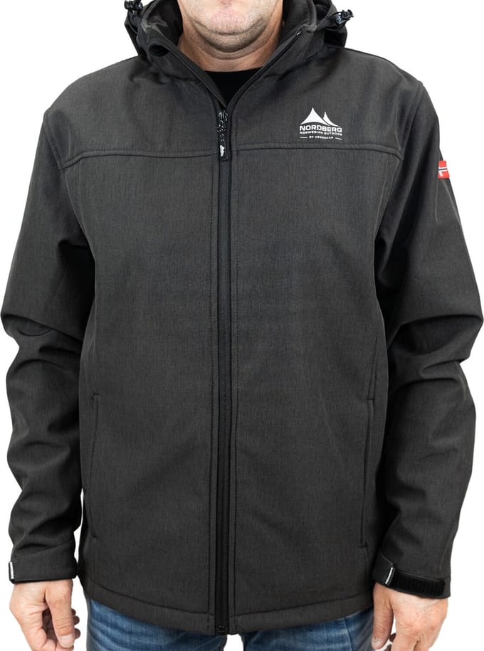 Nordberg Kjeld Softshell Jas Ms00301-bk - Kleur Grijs - Maat 3XL