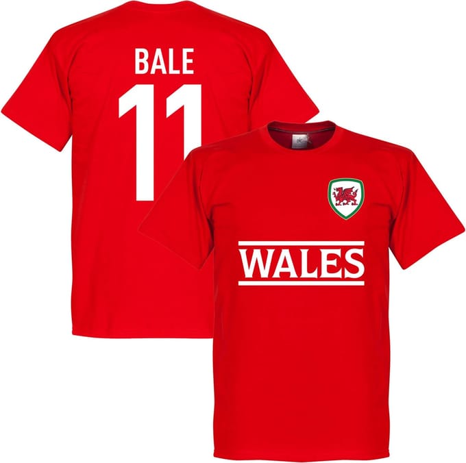 Wales Bale 11 Team T-Shirt  - L
