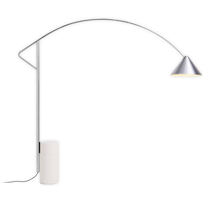 HAY vloerlamp Compass, aluminium, hoogte 217 cm, E27