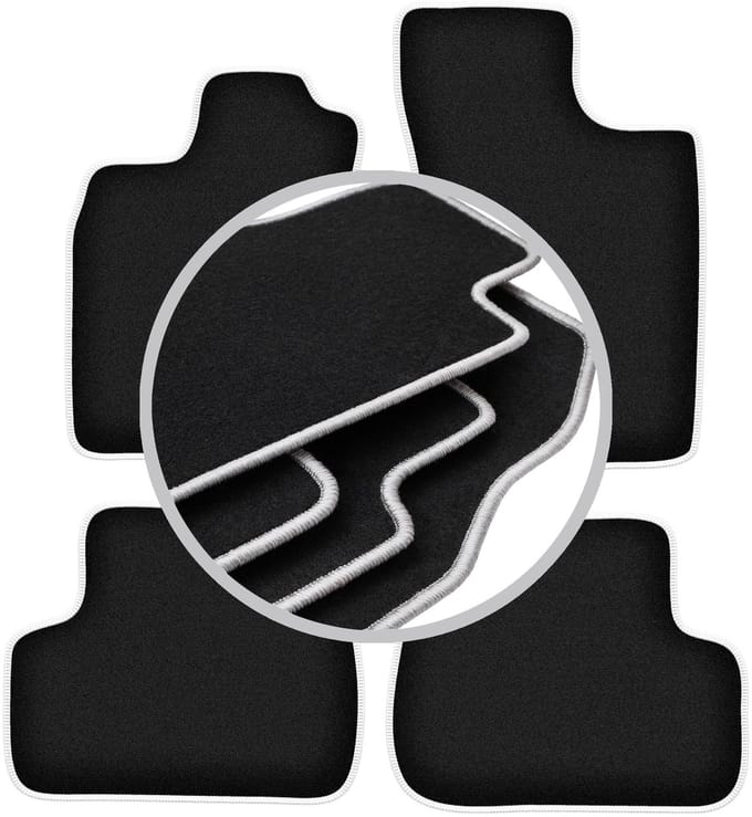 CARLUX-SILVER automatten voor: Renault Twingo I hatchback (1993-2006)
