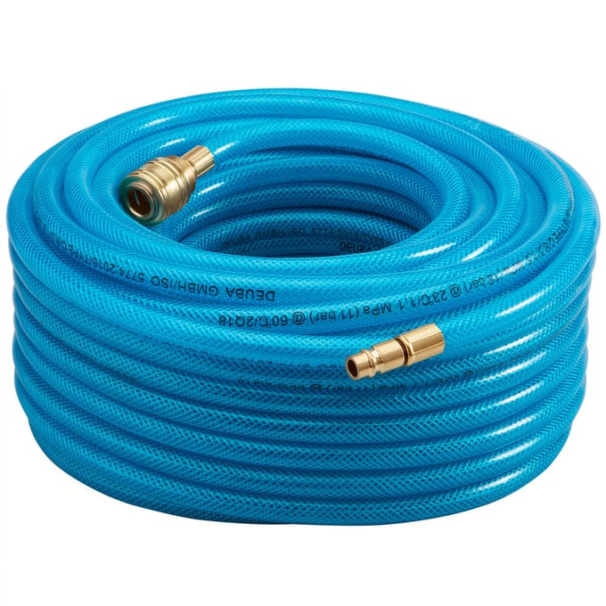 Deuba Persluchtslang 30m 15bar – Snelkoppeling 1/4-Aansluiting - Pvc