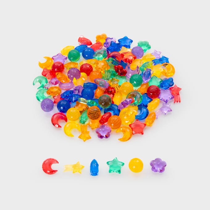 Tickit | transparante kleuren galaxy