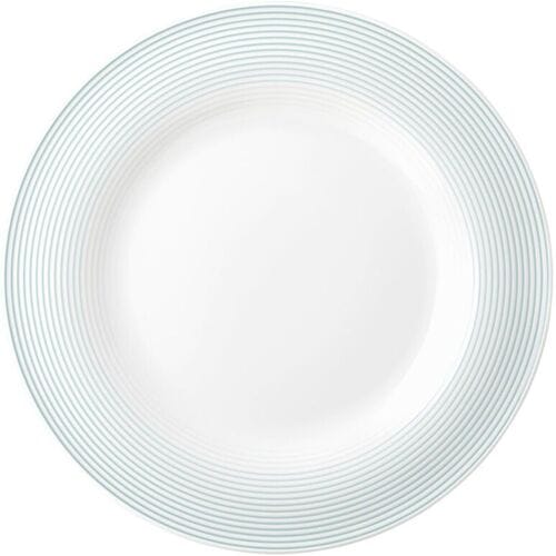 (6 stuks) SELTMANN WEIDEN Bord - plat - Ø 215mm - Arctisch blauw Wit / Blauw