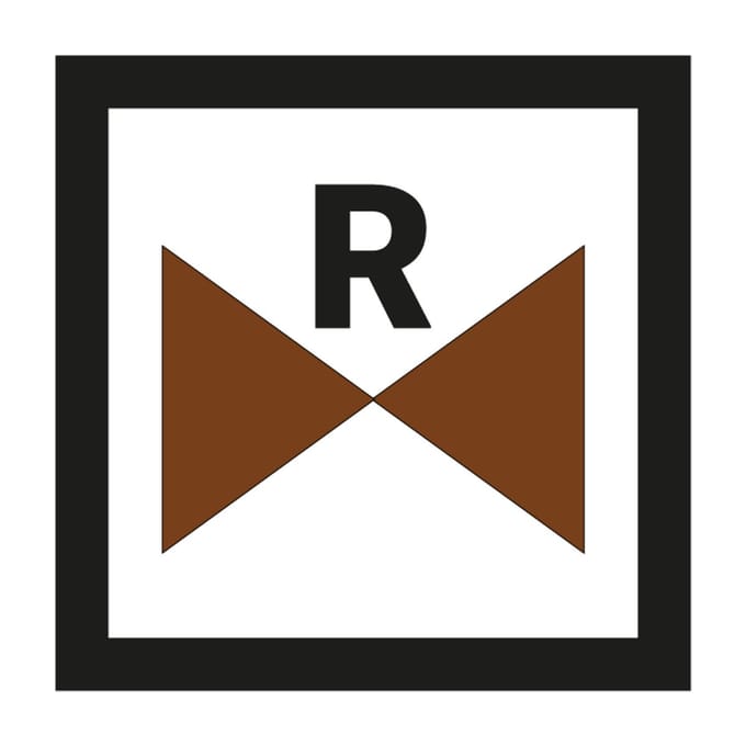 Rioolafsluiter sticker 100 x 100 mm