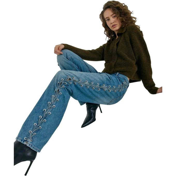 Rechte jeans voor dames Norr Kenzie