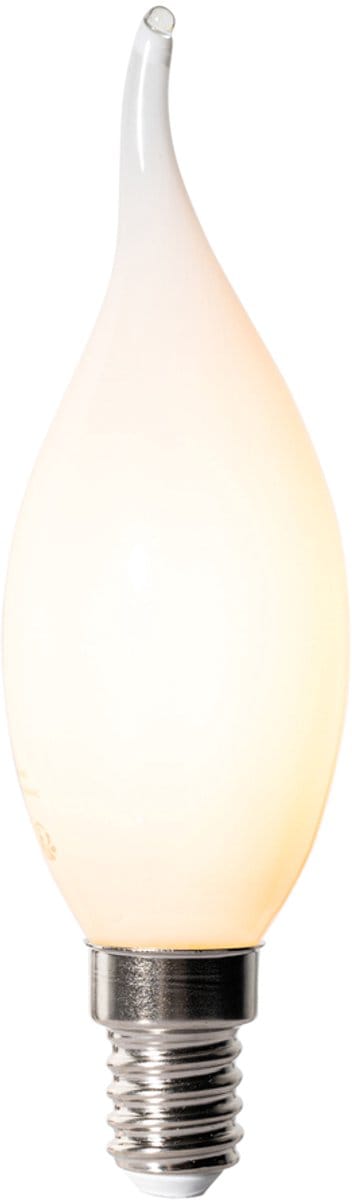 LUEDD E14 dimbare LED lamp BXS35 opaal 4W 450 lm 2200K