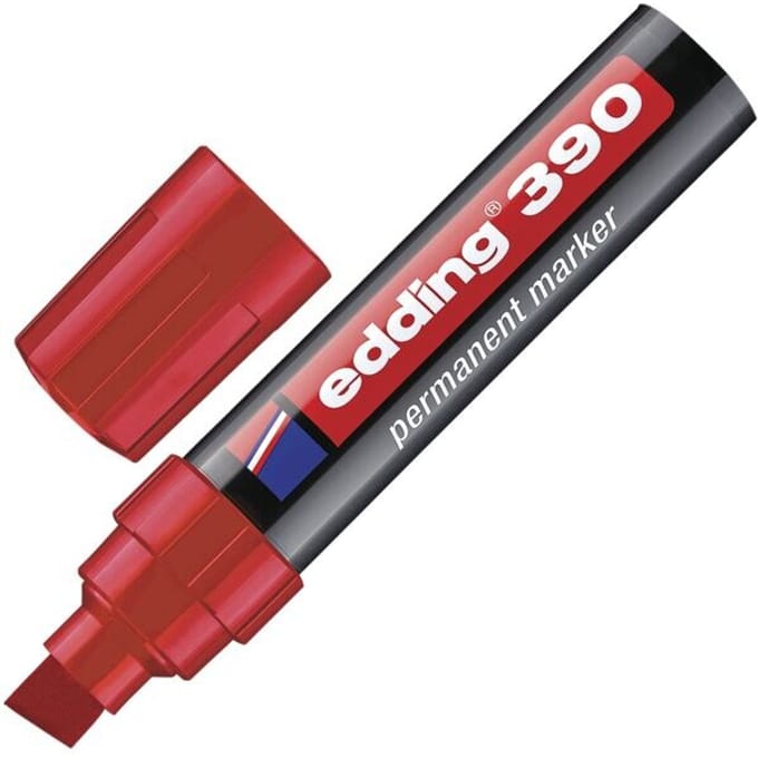 Edding 390 Permanent Marker Rood