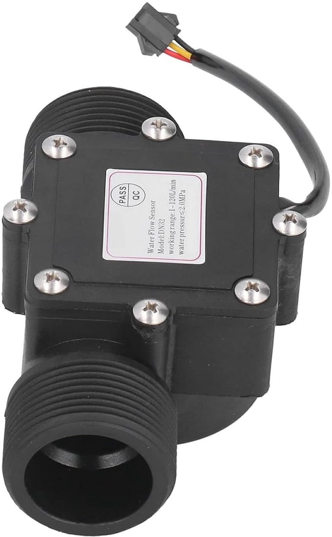Water Flow Meter 1-120L/min met Sensorregeling en DC3-24V