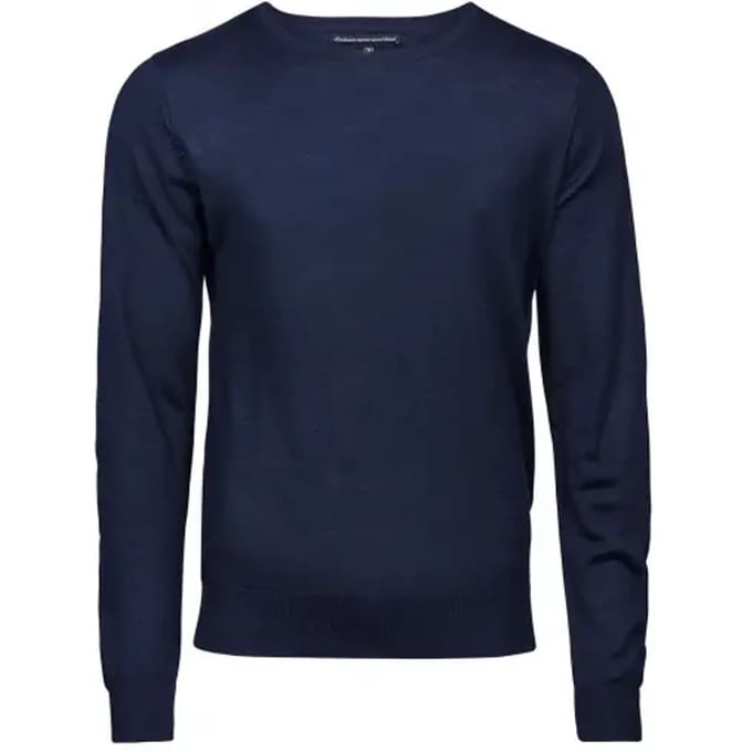 Tee Jays - Crew Neck Pullover Sweater - Navy maat M