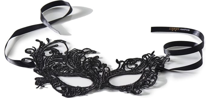 Dirty Little Secret - Flirty Lace Masker Zwart