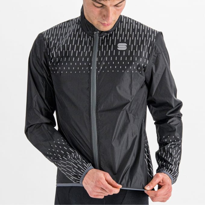 Sportful Fietsjack Heren Zwart  - REFLEX JACKET BLACK - 2XL
