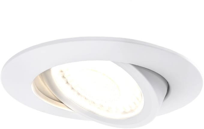 Ledvion – LED Inbouwspot Wit – Dimbaar – CCT – IP65 – Kantelbaar – Aluminium – Badkamer