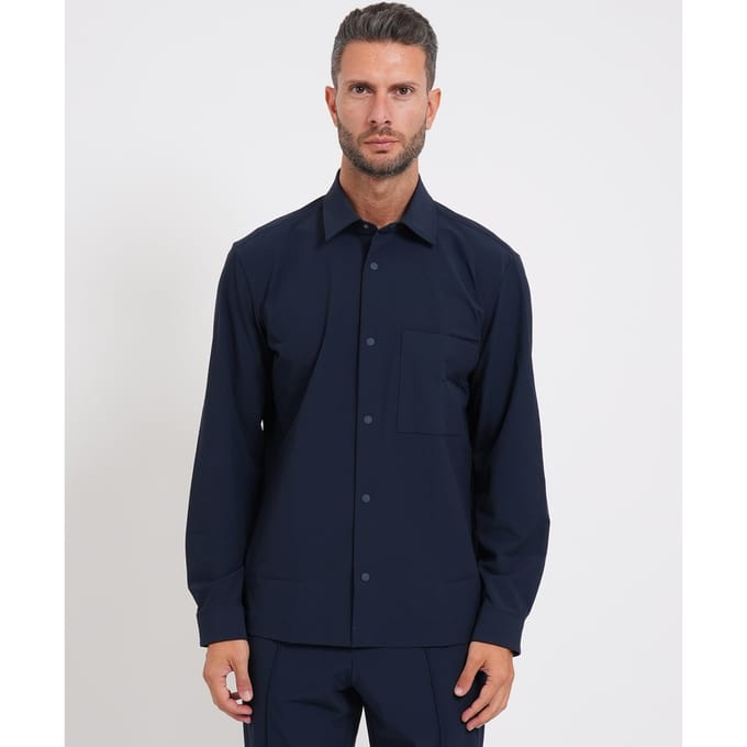 Boss Heren Overhemd Blauw 50567128/404 P-LEO