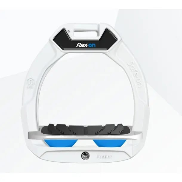 Veiligheidsstijgbeugels Schuin Grip Wit/Grijs/Blauw kind Flex-On Safe-On