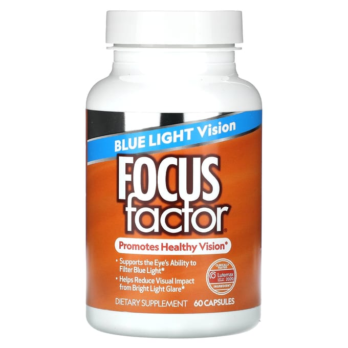 Focus Factor, Vision Lumière Bleue, 60 Capsules