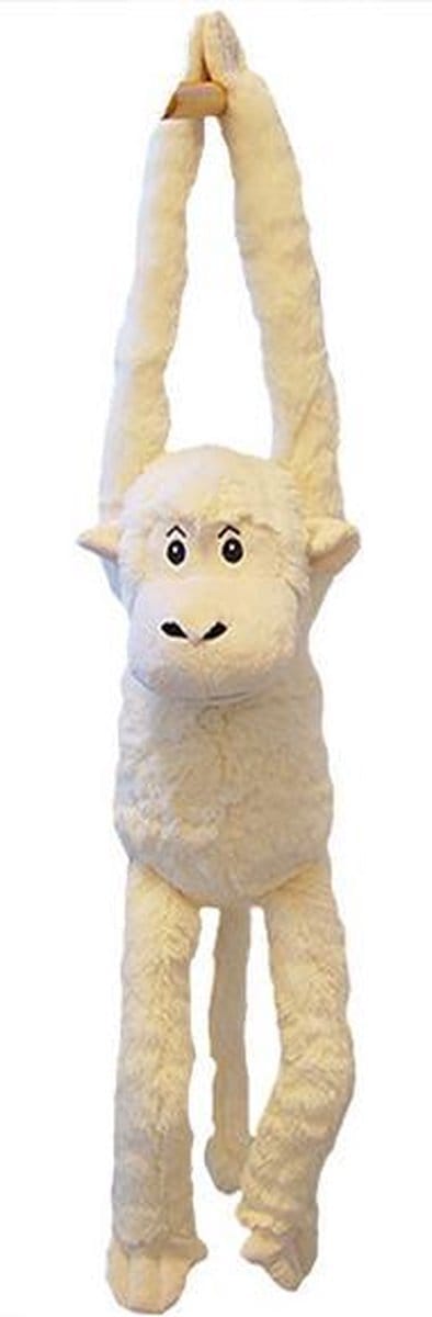 Pia Soft Toys - Pluche knuffeldier - Hangaap wit 66 cm
