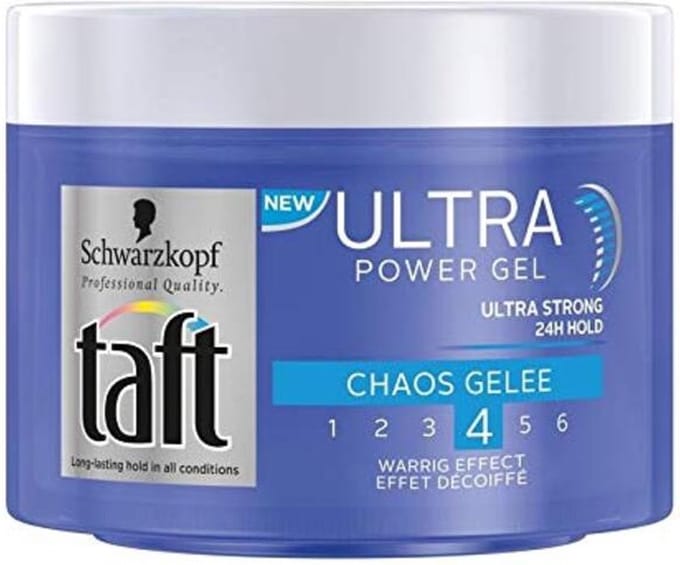 Taft Gel chaos gelee level 4 ultra hold