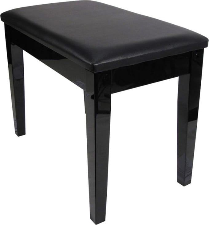 Scarlatti Piano Bench Black Standard Model Matt KY104-1