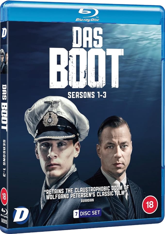 Das Boot Seizoenen 1 t/m 3 - blu-ray - Import zonder NL