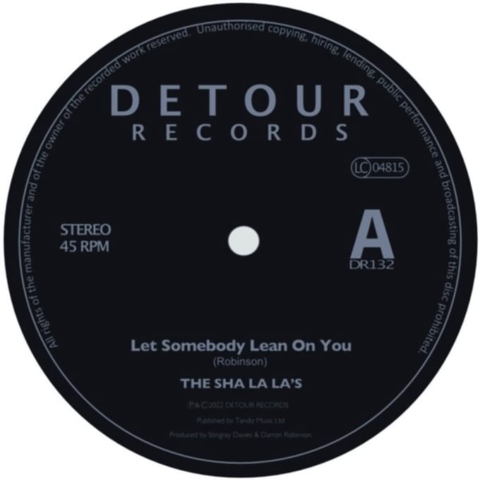 Sha La La's - Let Somebody Lean On You (7" Single)