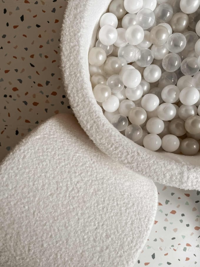 Foam speelset met rond ballenbad + 5 elementen