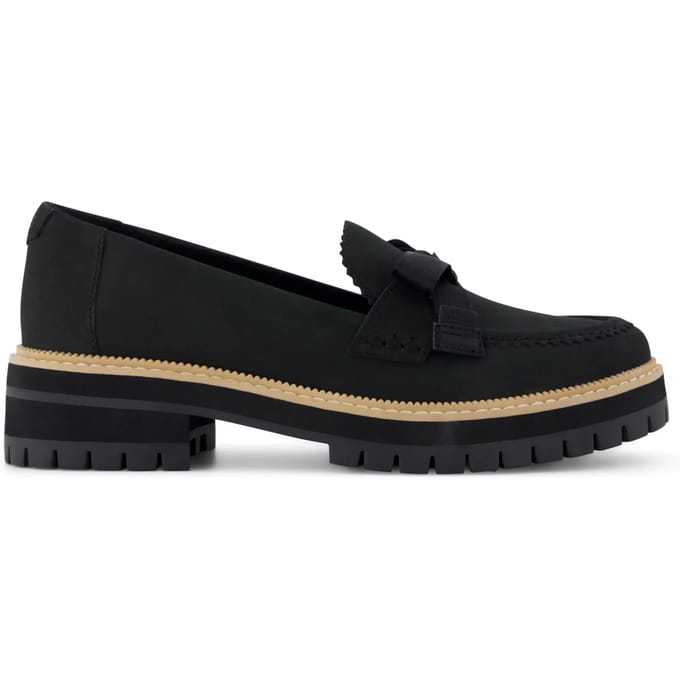 Mocassins met een decoratieve strik dames Toms Cara Bow