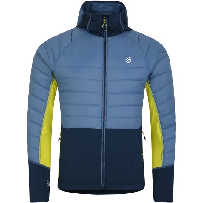 Dare2b Descending Hybrid Sweatshirt Met Rits Blauw XL Man