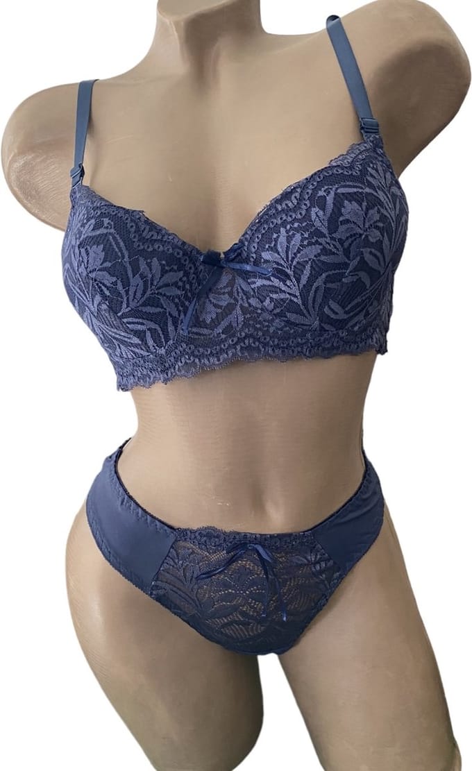 Bh setje push up 70B blauw