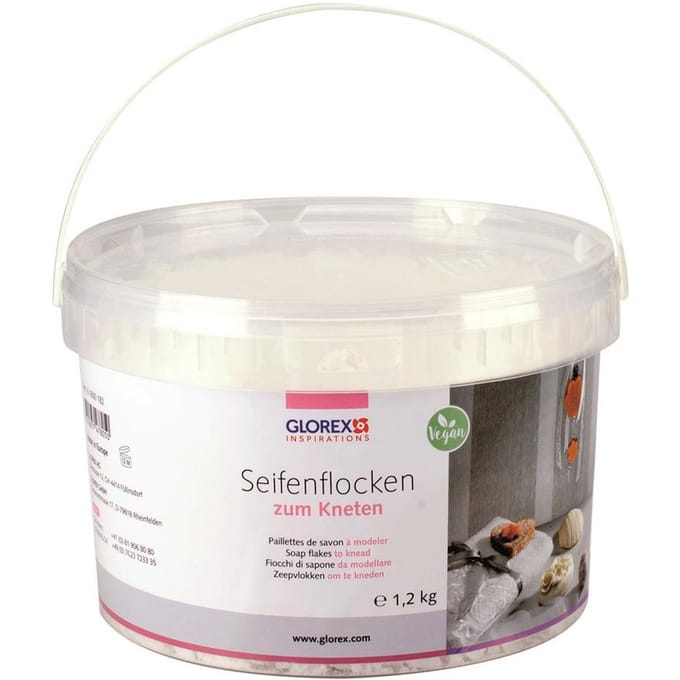 Zeepvlokken om te kneden, wit - 1200 g