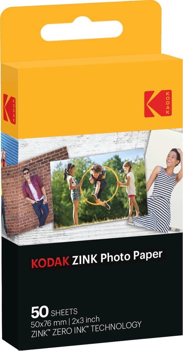 Kodak - Printomatic Zink Papier 50 pack - Geschikt Voor Printomatic Camera's